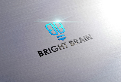 Logo Project for "Bright Brain" 2021 abstract best brain branding branding design business clever company creative design elegant fiverr inspiration logo minimalist modern premium symbolic wordmark