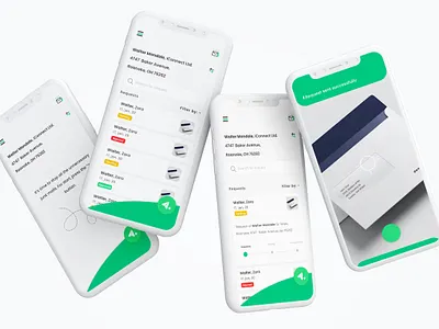 StopMail - The junk-mail app 200apps app apps camera design green green app junkmail mail mailbox screens ui