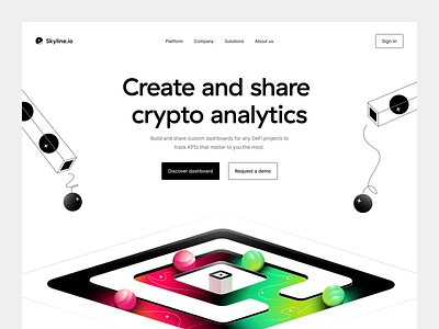 Custom analytics for Blockchain: hero, app, and visual identity api blockchain analytics blockchain design crypto crypto solution dashboard data analysis data analytics data visualization defi defi design digital product saas product sql statistics user user experience user inteface visual identity web