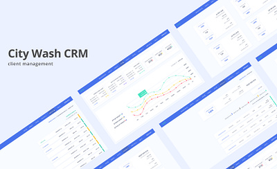 City Wash - CRM 200apps app clients design desktop hebrew management reports screens ui web