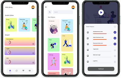 eLearning Apps education app school app uiux