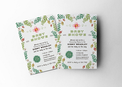 Printable Baby Shower Invitation Design Template design free free mockup new premium psd psd mockup