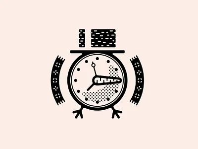 Snowman Clock adobe illustrator christmas clock design double meaning flat holiday icon illustration lineart logo minimal snow snowman tattoo vector wit