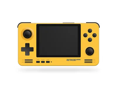 Retroid Pocket 2 controller figma gameboy gamepad gaming illustration illustrations retroid pocket retroid pocket 2 svg