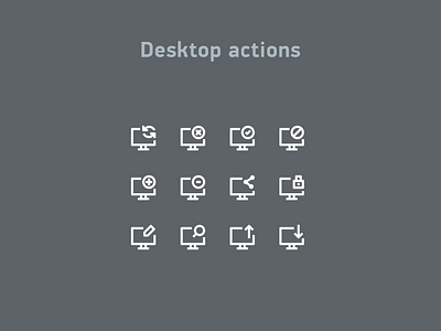 Desktop actions 2px actions desktop icons