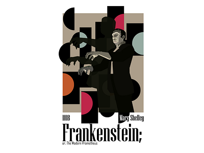 Frankestein ai design digital art drawig figure illustraion illustration art mary shelley poster vector vector illustration vectorillustration