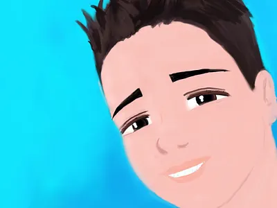 Brendan smiling, SpringDreams University anvareshov branding design friends illustration springdreamsuniversity student