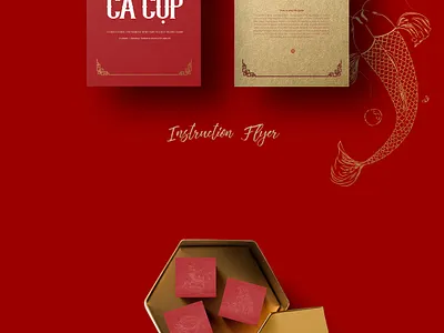 Vietnamese Board Game design animal illustration asian art board game design chicken crab dice digital art digital illustration gold handlettering illustration luxury luxury brand red rooster typography