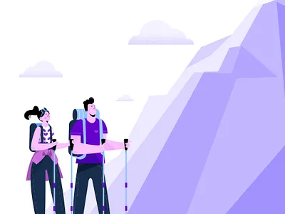 Climbers character climbers illustration lifestyle people people illustration vector vector illustration