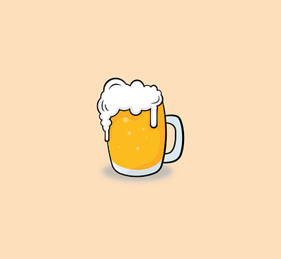 Beer! adobe adobe illustration art artwork beer branding colorful cute design dribbble graphic graphic design illustration illustrator logo logodesign logotype mark vector