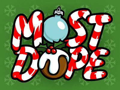 Most Dope Monday 16 christmas illustration mac miller most dope typography