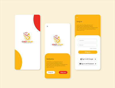 Chef food add to cart android app ui design clean delivery ecommerce food icons innovative ios login market app product page ui ui ux design ui design ui kit ui ux ui ux user uiux