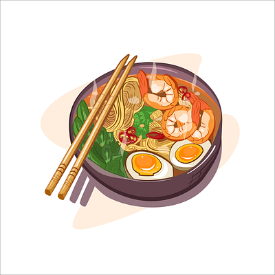 Food illustration design eat food food illustration illustration illustrator kawaii ramen vector vector graphic vector illustration vectorart векторная графика векторная иллюстрация иллюстратор иллюстрация