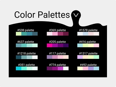 Dropdown 100daychallenge color palette daily ui dailyui dailyuichallenge design dropdown mv pallettes ui