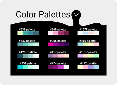 Dropdown 100daychallenge color palette daily ui dailyui dailyuichallenge design dropdown mv pallettes ui