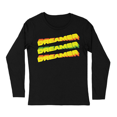 Dreamer sweatshirt adobe illustrator branding customtype design dribbble graphic design graphicdesign illustration logo typography