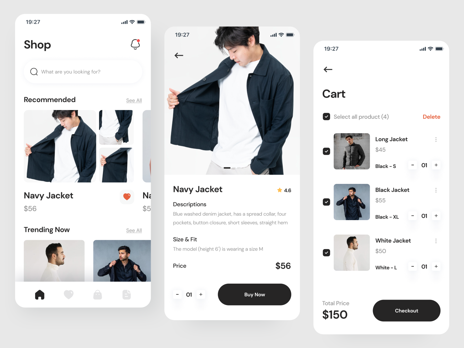 Fashion Store Mobile - Exploration by Sub1 on Dribbble