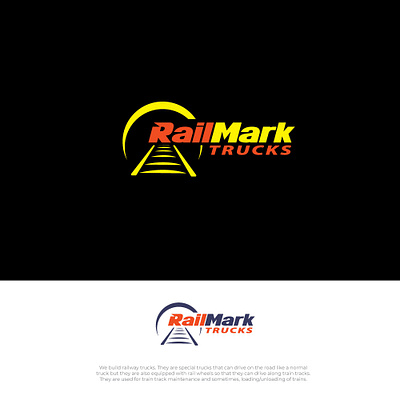 RailMark Trucks brand branding creative design ecommerce fiverr fiverr.com fiverrgigs flat graphic design logo logo designer minimal minimalist modern
