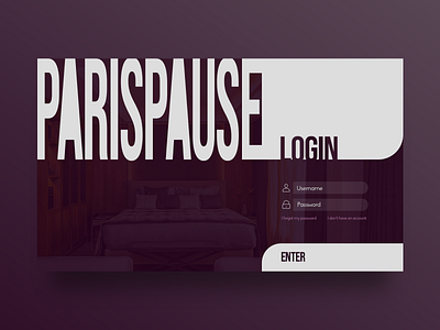 ParisPause branding design flat graphic design logo minimal ui ux web website