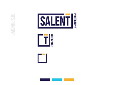 Salent photography logo branding flat logo logo design