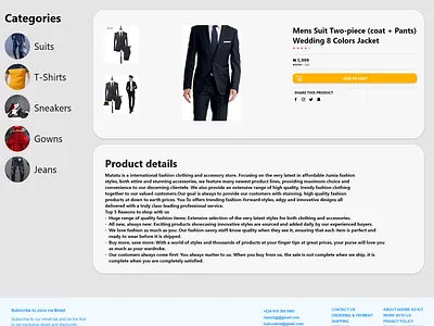 E-Commerce website adobe xd ecommerce graphicdesign web design web ui