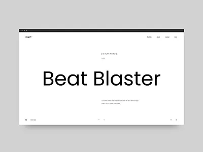 Dogart - Creative Portfolio Template agency animation clapat clean design minimal motion graphics portfolio showcase ui ux webdesign website