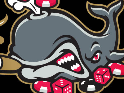 VEGAS WHALES cap caps chips cigar cigars dice gamble gambler gambling hat hats money rich whale whale logo whales