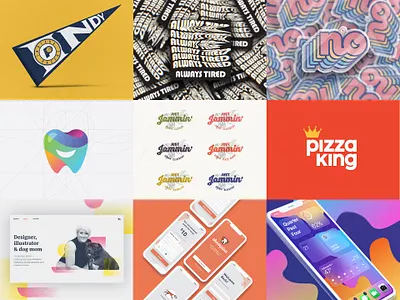 Top Shots 2020 2020 bestof brand branding collage design digital dribbble graphic design icon illustration illustrator layout logo marketing phone print stickers vector web