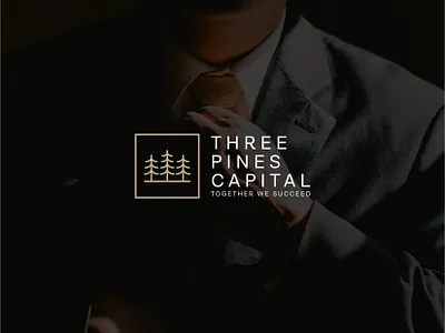 THREE PINES CAPITAL LOGO DESIGN branding design fiverrgigs logo minimalist logo vector venturecapital