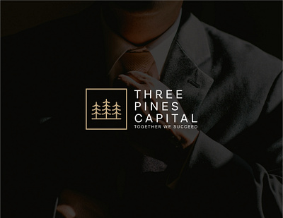 THREE PINES CAPITAL LOGO DESIGN branding design fiverrgigs logo minimalist logo vector venturecapital
