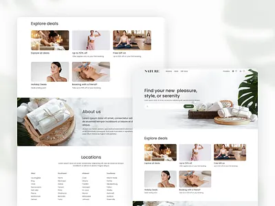 Nature app application branding design designers developers development graphic design icon illustration logo minimal minimalism mobileappdesign typography ui ui design ux ux design web