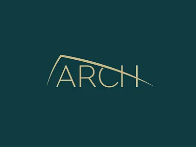 Arch arch architecture branding design flat identity logo logo design typography vector
