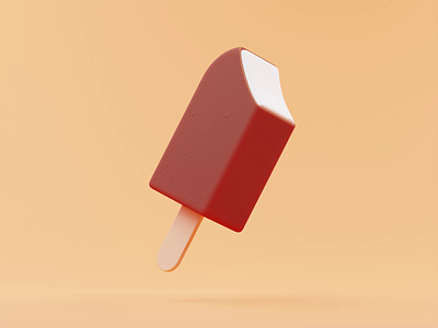 Cooled 3d 3d animation animated animation blender blender3d cool hot ice cream icecream illustration popsicle sweet treat weather