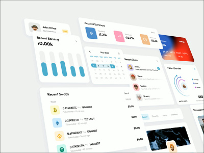 Financial Components Animation concept. 3d aftereffects animatedvideo animation clean creative dashboarddesign design figma financialcomponents financialdashboard graphic design illustration minimal motion graphics ui uidesigners uiux ux uxdesigners