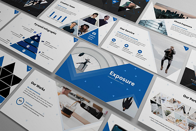 Exposure – Creative Presentation Template abstract art business presentation creative digital entertaiment fashion fintech keynote template lookbook minimal pitchdeck powerpoint template presentation proposal simple slides