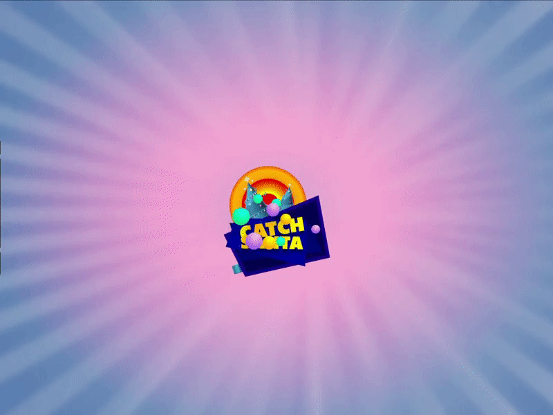 Catch Santa | A Concept Game Logo Reveal app branding christmas game game design holiday interaction mobile app snow ui design website xd animation xddailychallenge