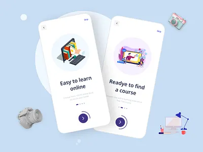 Educational app onboarding app app ui app ui ux clean ui illustration ios onboarding onboarding illustration onboarding screen onboarding ui ui ui design uidesign