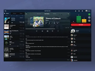 JQBX.com redesign app design jqbx ui ux web wilson