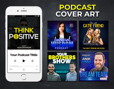 PODCAST COVER ART DESIGN TEMPLATE branding business flyer corporate flyer cover art flyer design free mockup gym flyer podcast artwork podcast cover podcast cover art podcast logo social post design template design