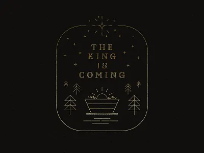 The King Is Coming adobe illustrator adobe photoshop christmas church design concept design graphicdesign illustration photoshop social media design texture typography vector vector art