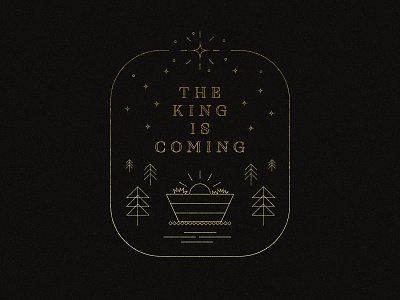 The King Is Coming adobe illustrator adobe photoshop christmas church design concept design graphicdesign illustration photoshop social media design texture typography vector vector art