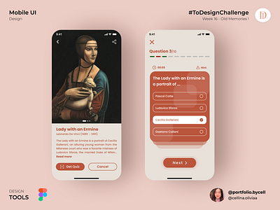 Museum Page app art design icon illustration mobile mobileapplication ui ux