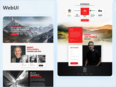 Web ui app branding design illustrator typography ui ux website