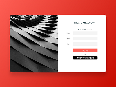 Minimal Sign Up Screen minimal minimalism minimalist minimalistic sign up sign up form sign up page sign up screen signup