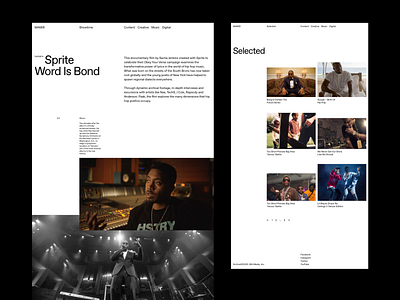 MAM® Magazine clean design grid layout minimal typography website whitespace