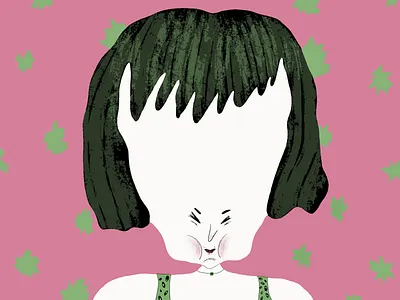 Pumpkin head article illustration blog illustration character characterdesign colorful editorial illustration pattern pink