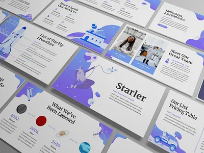 Starler – Astronomy Presentation Template 5g antronout astronomy business presentation constellation cosmos galaxy illustration keynote keynote template pitchdeck powerpoint template presentation proposal satellite science slides space telescope universe