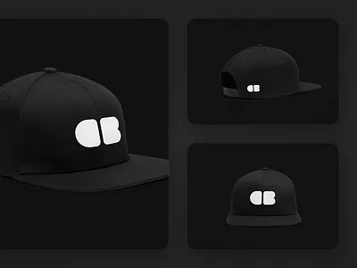 Personal Branding Exploration - Snapback b black branding c cap dark exploration fashion letter logo minimal minimalist personal snapback