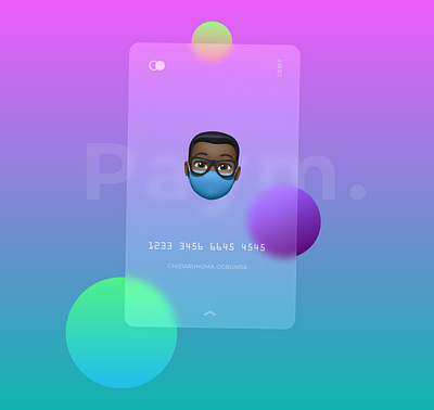 Glass Card adobexd card glass glassmorphism ui