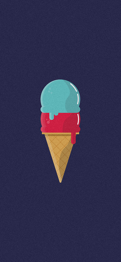 Icecream design illustration iphone wallpaper